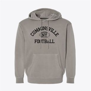 Cumminsville New York Football Pigment-Dyed Hoodie