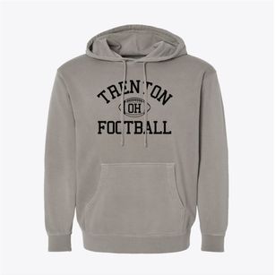 Trenton Ohio Football Pigment-Dyed Hoodie