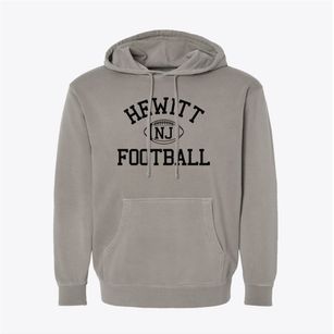 Hewitt New Jersey Football Pigment-Dyed Hoodie