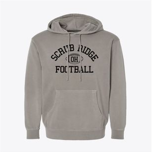 Scrub Ridge Ohio Football Pigment-Dyed Hoodie