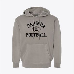 Dahinda Illinois Football Pigment-Dyed Hoodie