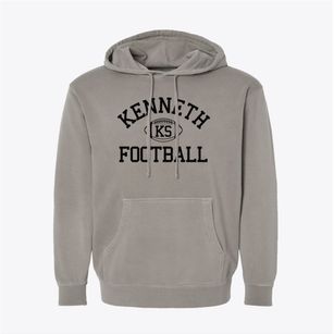 Kenneth Kansas Football Pigment-Dyed Hoodie