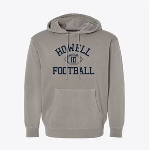 Howell Idaho Football Pigment-Dyed Hoodie