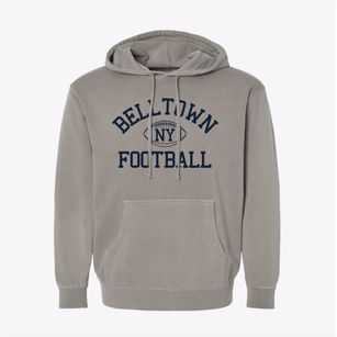 Belltown New York Football Pigment-Dyed Hoodie