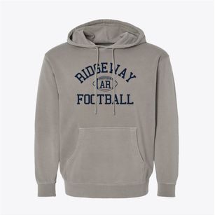 Ridgeway Arkansas Football Pigment-Dyed Hoodie
