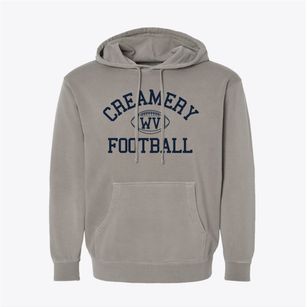 Creamery West Virginia Football Pigment-Dyed Hoodie