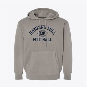 Rankins Mill Maine Football Pigment-Dyed Hoodie