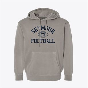 Seymour Texas Football Pigment-Dyed Hoodie