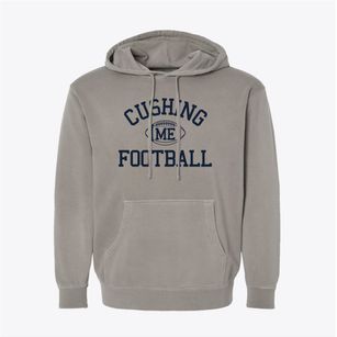 Cushing Maine Football Pigment-Dyed Hoodie