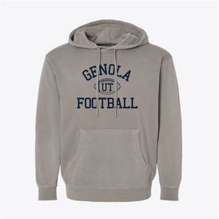 Genola Utah Football Pigment-Dyed Hoodie