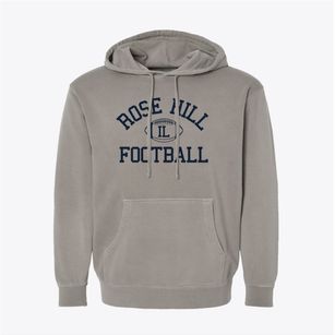 Rose Hill Illinois Football Pigment-Dyed Hoodie