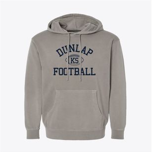 Dunlap Kansas Football Pigment-Dyed Hoodie