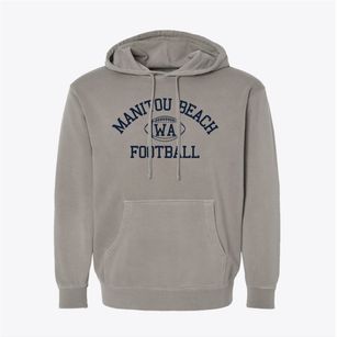 Manitou Beach Washington Football Pigment-Dyed Hoodie