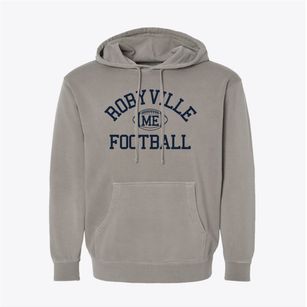 Robyville Maine Football Pigment-Dyed Hoodie