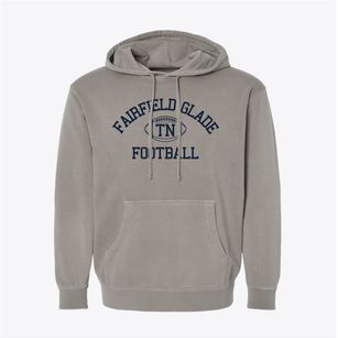 Fairfield Glade Tennessee Football Pigment-Dyed Hoodie