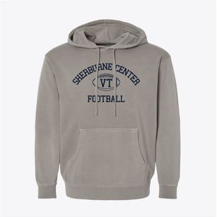 Sherburne Center Vermont Football Pigment-Dyed Hoodie