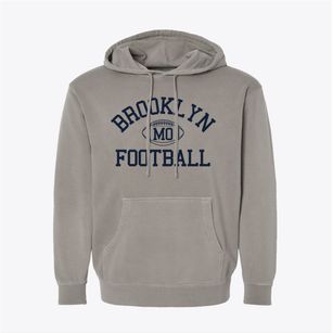 Brooklyn Missouri Football Pigment-Dyed Hoodie