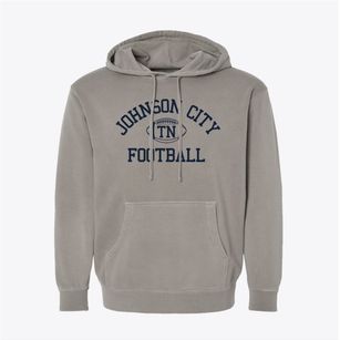 Johnson City Tennessee Football Pigment-Dyed Hoodie