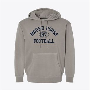 Mound House Nevada Football Pigment-Dyed Hoodie