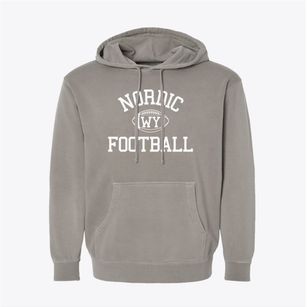 Nordic Wyoming Football Pigment-Dyed Hoodie