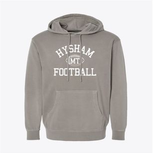 Hysham Montana Football Pigment-Dyed Hoodie