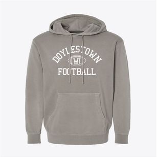 Doylestown Wisconsin Football Pigment-Dyed Hoodie