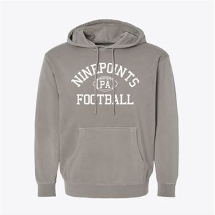 Ninepoints Pennsylvania Football Pigment-Dyed Hoodie