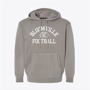 Bloomville South Carolina Football Pigment-Dyed Hoodie