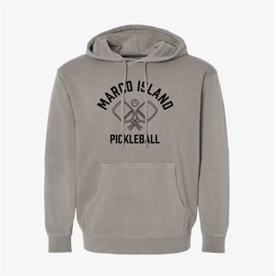 Marco Island Florida Pickleball Pigment-Dyed Hoodie