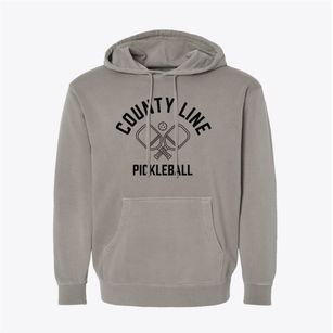 County Line Alabama Pickleball Pigment-Dyed Hoodie