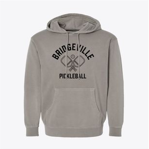 Bridgeville New Jersey Pickleball Pigment-Dyed Hoodie