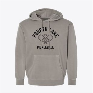 Fourth Lake New York Pickleball Pigment-Dyed Hoodie