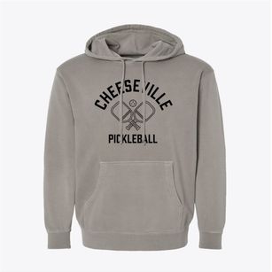 Cheeseville Wisconsin Pickleball Pigment-Dyed Hoodie