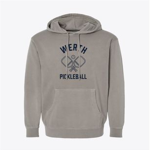Werth West Virginia Pickleball Pigment-Dyed Hoodie