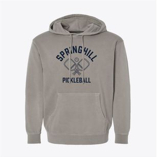 Springhill Oklahoma Pickleball Pigment-Dyed Hoodie