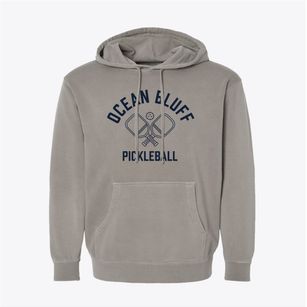 Ocean Bluff Massachusetts Pickleball Pigment-Dyed Hoodie