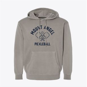 Mount Angel Oregon Pickleball Pigment-Dyed Hoodie