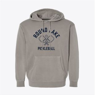 Round Lake Wisconsin Pickleball Pigment-Dyed Hoodie