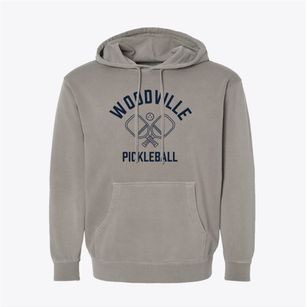Woodville Alabama Pickleball Pigment-Dyed Hoodie