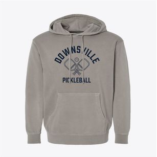 Downsville Louisiana Pickleball Pigment-Dyed Hoodie