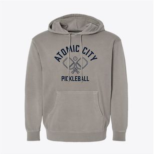 Atomic City Idaho Pickleball Pigment-Dyed Hoodie