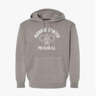 Monroe Center Illinois Pickleball Pigment-Dyed Hoodie
