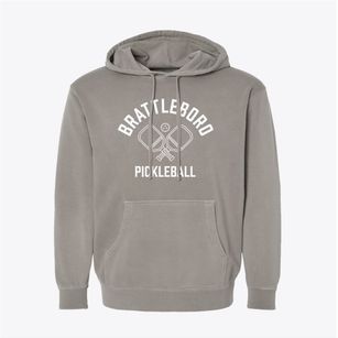 Brattleboro Vermont Pickleball Pigment-Dyed Hoodie