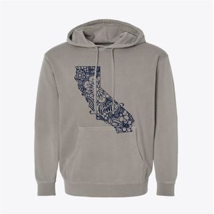  California Mandala Pigment-Dyed Hoodie