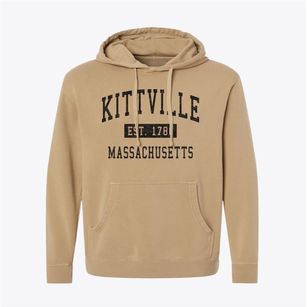 Kittville Massachusetts Classic Established Pigment-Dyed Hoodie