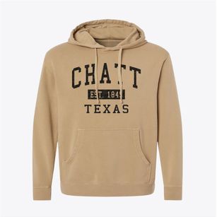 Chatt Texas Classic Established Pigment-Dyed Hoodie