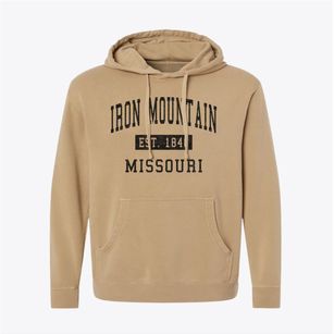 Iron Mountain Missouri Classic Established Pigment-Dyed Hoodie