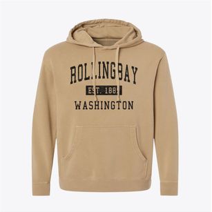 Rollingbay Washington Classic Established Pigment-Dyed Hoodie