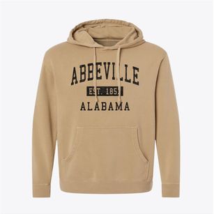 Abbeville Alabama Classic Established Pigment-Dyed Hoodie