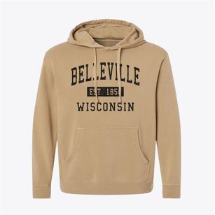 Belleville Wisconsin Classic Established Pigment-Dyed Hoodie